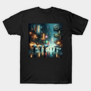 Neon Rain: Timekeeper's Alley T-Shirt